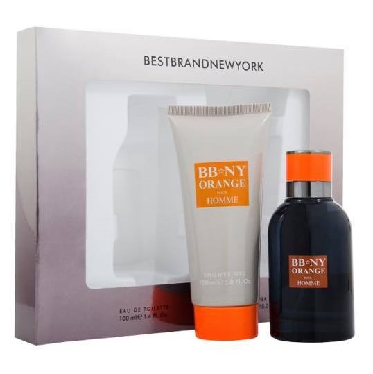 Bbny Orange pour homme Ensemble cadeau pour lui, 100 ml